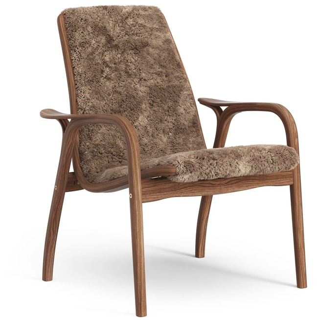 Photo of Laminett Arm Chair Oiled Walnut/sheep Skin