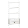 Thumbnail photo of String Floorboard 200, White, 2-pack - Shelving - Nils Strinning - White - Metal