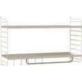 Thumbnail photo of String Wall Rack 50x30, Beige, 2-pack - Shelving - Nils Strinning - Beige - Metal