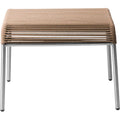 Thumbnail photo of M20s Teglgaard Cord Footrest Ottoman Brown Mixed-stainless Steel
