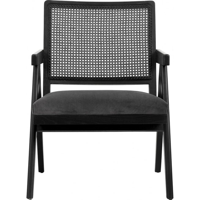 Photo of Wicker Chair - Black / Grey