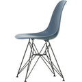 Eames Plastic Chair Dsr Sea Blue Dark Base - Matstolar - Charles & Ray Eames - Blå - Metall/plast