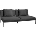 Thumbnail photo of Bönan Lounge Sofa, Dark Grey Aluminum Frame, Cushion Dark Grey Sunbrella Sling - Outdoor Sofas - Studio Norrlandet