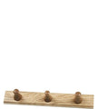 Thumbnail photo of Q3 Allé Hook Rack With 3 Hooks Oak Nature Lacquered