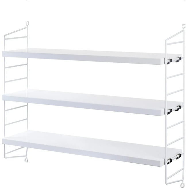 Photo of String Pocket White - Wall shelves - Nils Strinning - Wood-coloured, white - Metal/wood