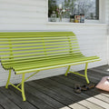 Thumbnail photo of Louisiane Bench 150 cm - Chili - Garden Benches - Red - Metal