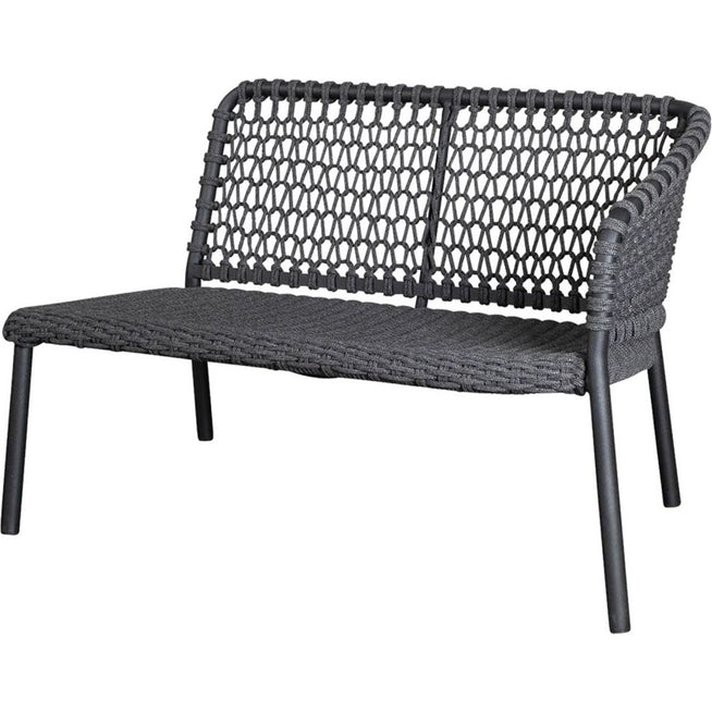 Photo of Ocean Module Sofa U. Hynder - Havesofa - 2-pers. Sofa/Ventrestra Modul - Soft Rope - W113 x D85 x H73 cm