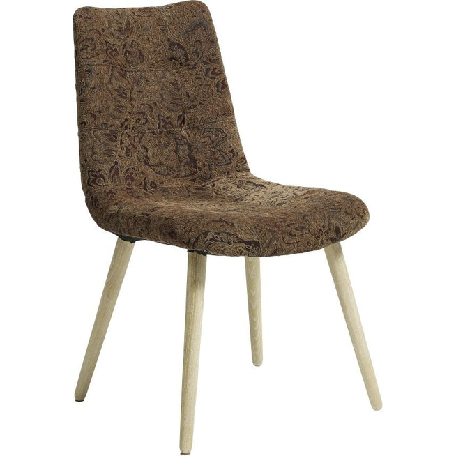 Photo of Dining Chair with Flowers - Light Brown