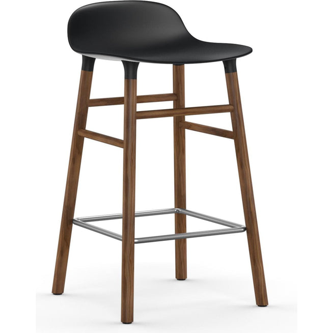 Photo of Form Bar Stool 65 Cm Walnut