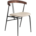 Violin Dining Chair, Seat Upholstered