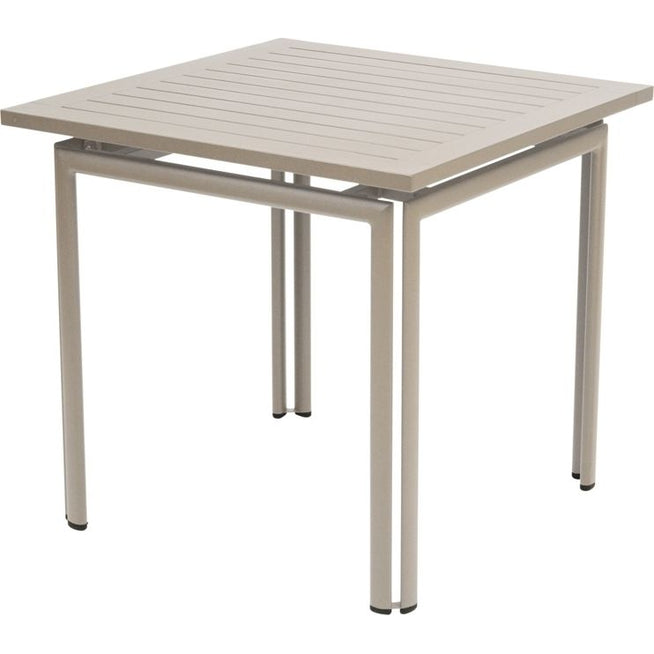 Photo of Costa Table 80 X 80 Cm, Nutmeg - Matbord Utomhus - Beige - Metall