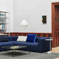 Thumbnail photo of Nelson Pear Bubble Crisscross Pendant Lamp