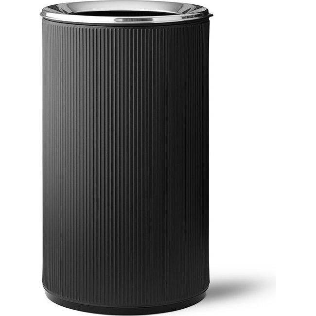 Photo of Vipp19 Papperskorg Med Kant 60 L Black-stainless Steel