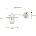 Thumbnail photo of Albertslund Outdoor Wall Lamp Long