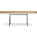 Thumbnail photo of Office Desk, Oak Top, Stainless Steel Frame - Skrivbord - Bodil Kjær