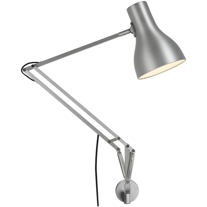 Photo of Type 75 Wall Mounted Lamp Brushed Aluminium - Vägglampor - Sir Kenneth Grange - Silver