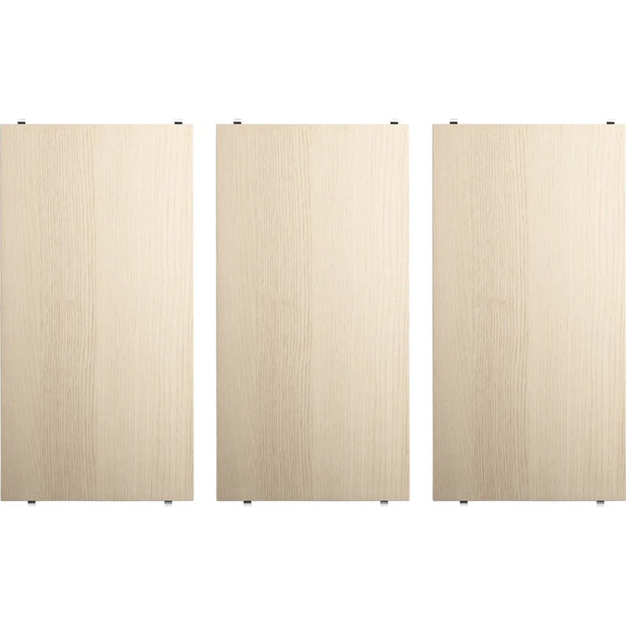 Photo of String Shelving 58x30, Ash, 3-pack - Shelving - Nils Strinning - Wood-coloured - Wood