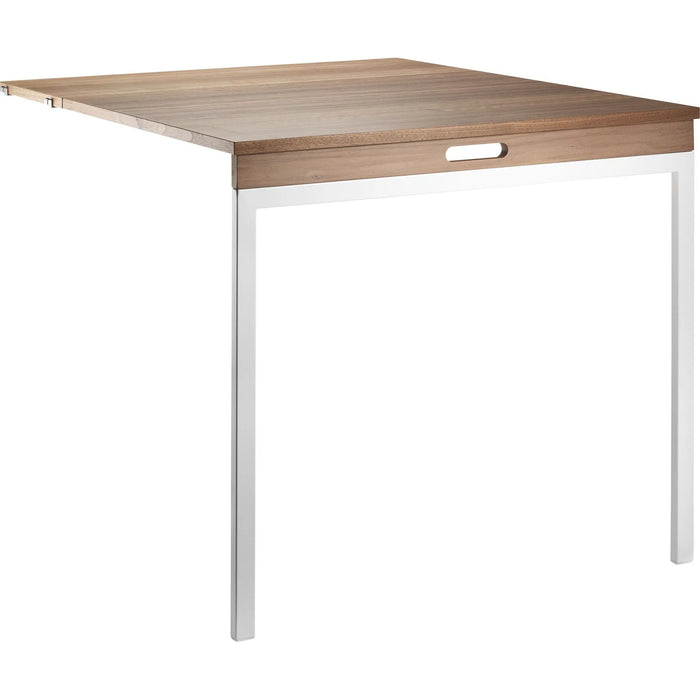 Photo of String Folding Table Walnut/White - Shelving - Wood-coloured - Metal/Wood