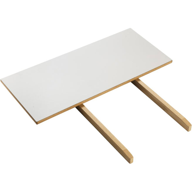 Photo of C35 Table Extension Leaf 82x37 Cm Light Grey-oak Nature Lacquered