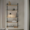 Thumbnail photo of New Works Wall Shelf - Hylde - 46 - Oak / White - H46 X W83.5 X D30.5 Cm