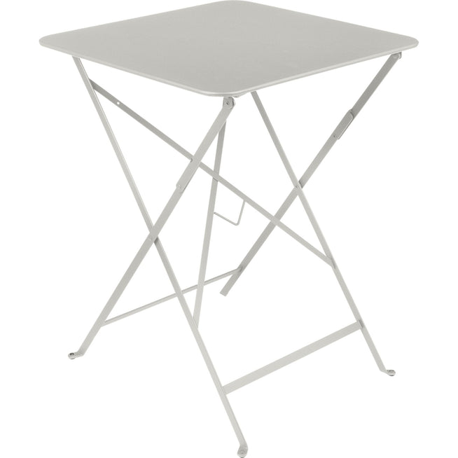 Photo of Bistro Table 57x57 cm Clay Grey A5 - Garden Table - Green,Grey - Metal