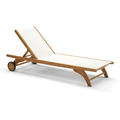 Columbus Sunbed White - Sun loungers & sun loungers - Skagerak Design Team - Wood