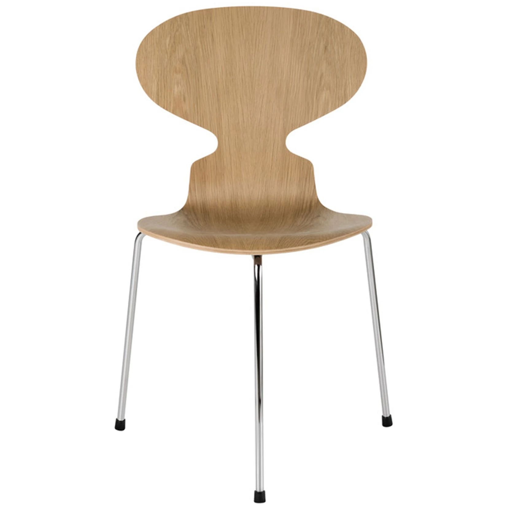 3100 Myran 3 legs, Oak veneer - Dining chairs - Arne Jacobsen - Wood-coloured - Metal/wood