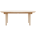 Thumbnail photo of Carl Hansen - Ch338, clear lacquered oak, with space for 2 extension leaves - dining table - Hans J. Wegner - wood-coloured - wood