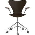 3217 Sjuan - Upholstery, Leather, Natural - Desk chairs - Arne Jacobsen - Beige