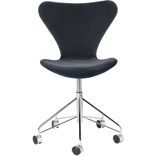 Photo of 3117 Sjuan, Fully Upholstered, Base Chromed - Desk chairs - Arne Jacobsen 6