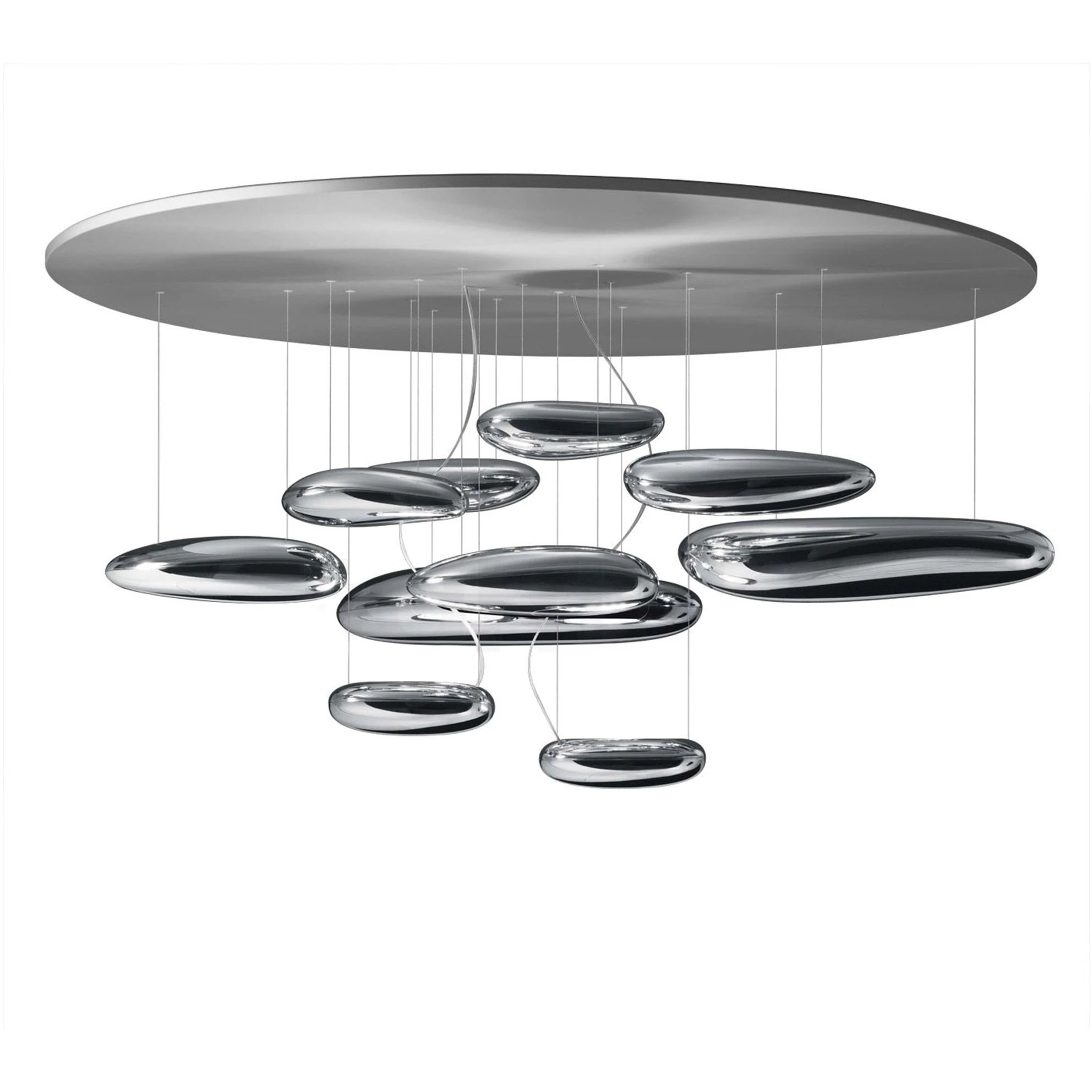 Mercury Led Taklampa 3000k - Plafonder - Ross Lovegrove - Silver