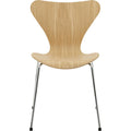 Thumbnail photo of 3107 Sjuan - Oak veneer - Dining chairs - Arne Jacobsen - Wood-coloured - Metal/wood