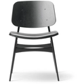 Søborg 3051 Wood Base Chair - Upholstered Seat