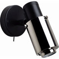 Thumbnail photo of Biny Spot Led Mat Black/Nickel W/Switch