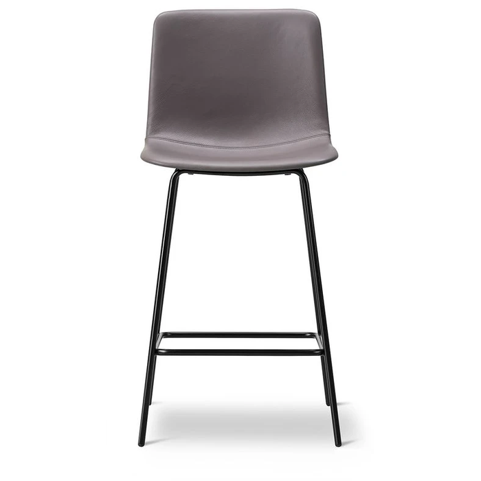 Photo of Pato 4 Leg Barstool 4307 By Welling/ludvik - Full Upholstery - Barstol - Primo 74 Umbra Grey - W46,5 X D51,5 X H99,5 X Sh66,5 Cm