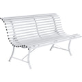 Thumbnail photo of Louisiane Bench 150 cm, Cotton White - Garden Benches - White - Metal