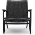 Thumbnail photo of Carl Hansen - Ch25, black lacquered oak, natural braided paper string - Armchairs - Hans J. Wegner - Wood - Natural material/wood