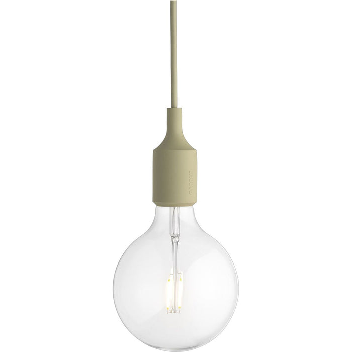 Photo of E27 Pendant Lamp - Beige-green - Pendant Lamps