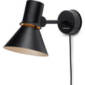 Type 80 Wall Light Matte Black - With Cable/plug - Incl. Led 6w Max 10w E27 600lm - 2700K IP20 - Bedside Lamps