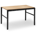Thumbnail photo of Reform Table, Teak, Aluminium / Anthracite Black - Garden table - Louise Hederström - Black - Metal/wood