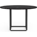 Florence Round Dining Table Black Marquina Marble