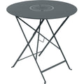 Thumbnail photo of Floréal Table Ø 77 cm, Storm Grey - Outdoor dining table - Grey - Metal