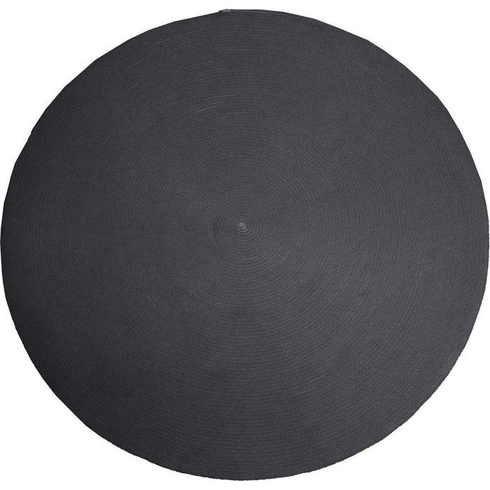 Photo of Circle Rug Round Dark Grey