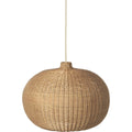 Thumbnail photo of Braided Lampshade - Lampeskærm - Belly - Natural - Ø54 X H40 Cm