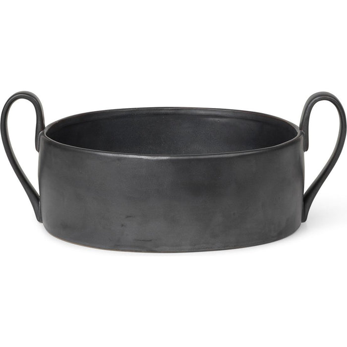 Photo of Flow Centrepiece - Serveringsskål - Black - W32,5 X H12,5 X D25 Cm