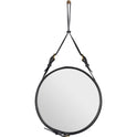 Adnet Wall Mirror, Circular Small