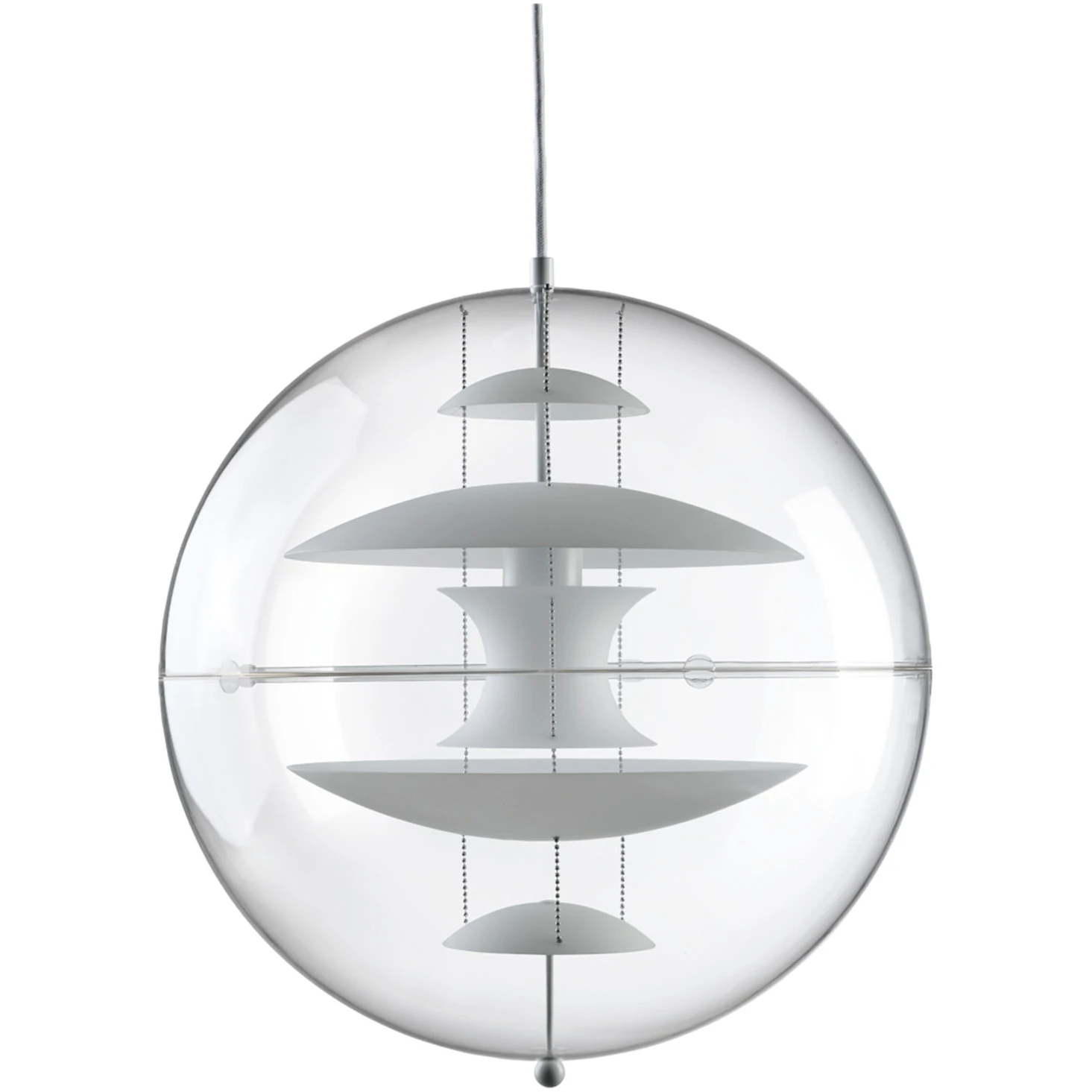 Vp Globe Glass Pendant Ø40  - Pendellampor - Verner Panton - Vit