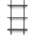 Thumbnail photo of Sector Shelf - Hylde - Sort Ask/messing - T/n - W: 54 X D: 22,1 X H: 102 Cm