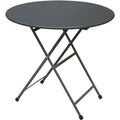 Thumbnail photo of Arc En Ciel Folding Round Table, Black - Garden Table - Black - Metal