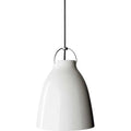 Thumbnail photo of Caravaggio 1 Pendant White Smooth-grey Textile Cord